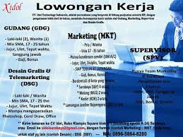 Lowongan supir pergudangan buduran sidoarjo. Info Loker Surabaya Sidoarjo Posts Facebook