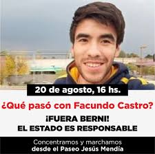 Convocatoria a marchar por Fernando Astudillo Castro en Olavarría