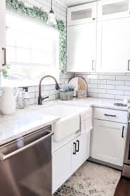 Likable dark kitchen cabinets backsplash ideas brown white design. Kitchen Update Our Backsplash Grout Color Liz Pacini