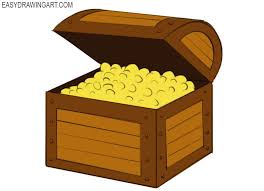 How To Draw A Treasure Chest Treasure Chest Drawing Tutorial Easy Drawings