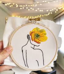 Flower Bloom Aesthetic Embroidery Design Flower Embroidery Designs Sewing Embroidery Designs Embroidery Art