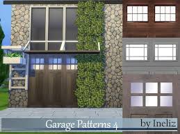 The Sims Resource Garage Patterns 4 By Ineliz Sims 4 Downloads Sims House Sims 4 Sims 4 Houses