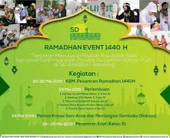 Check spelling or type a new query. Kegiatan Pesantren Ramadhan 1440 H Sd Assalaam Bandung 2019