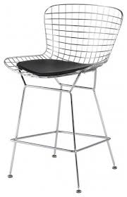 Rilsan finish (not chrome) is suitable for outdoor use. Bertoia Wire Counter Stool Midcentury Bar Stools And Counter Stools By Advanced Interior Designs Houzz