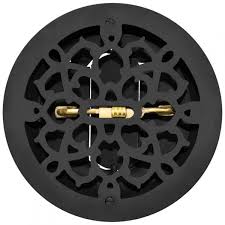 Four magnetic vent covers and 16 pieces of optional air vent covers for home (4pk, 12 x 5.5 x 0.6 inch) magnetic vent cover for ceiling, walls and floors. Vintage Hardware Lighting Cast Iron Round Floor Ceiling Or Wall Grates For Air Or Heat Vent Register Cover With Damper 12 Hole Size 14 Overall Diameter Zm Ir 1201