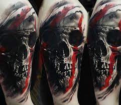 Envie de vous faire un tatouage bras homme tete de mort ? Tatouage Tete De Mort 40 Idees Memento Mori Tatouage En Styles Varies Tatouages Tete De Mort Tatouage Manchette Tatouage Homme