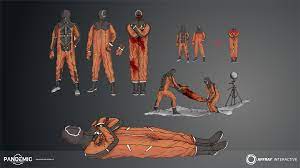 SCP: Pandemic - D Class Concept (Built-in bodybags, obscured faces with  see-through cloth, convenient carrying handles no matter how many pieces  they break into, etc) : r/SCP