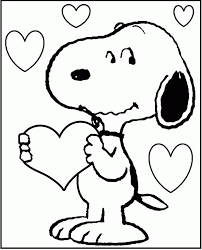 Charlie brown coloring pages, we have 1 charlie brown printable coloring pages for kids to download Printable Snoopy Valentine Coloring Pages Novocom Top