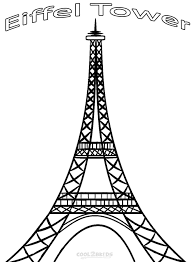 You can also color eiffel tower coloring printable worksheet for enjoying. Printable Eiffel Tower Coloring Pages For Kids