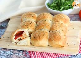 Bollitos Pizza De Jamon Y Queso Buns Pizza Receta Petitchef Receta Pizza De Jamon Bollos De Pizza Jamon Y Queso