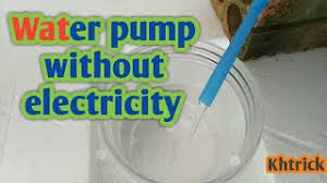 How to make a hydraulic ram pump which requires no electricity and no motor.things used in my project1. How To Make Water Pump Without Electricity By Plastic Bottle Youtube