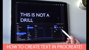 Maybe you would like to learn more about one of these? How To Create Text In Procreate Yes Text Type With Fonts Ipad Calligraphy