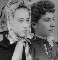 Wyatt Earp with his mother Virginia Ann Cooksey Earp, ca. 1856,