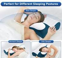 DONAMA Cervical Neck Pillow for Pain Relief Sleeping,Memory Foam Pillow  with Breathable Pillowcase,Orthopedic Ergonomic Contoured Support for ...