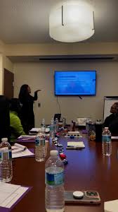 My first born presenting at our team retreat!