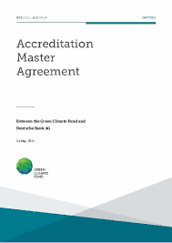 View 4,000+ financial data types. Accreditation Master Agreement Between Gcf And Deutsche Bank Ag Green Climate Fund