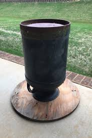 Wooden Spool And Milk Can Table The Hamby Home Milk Cans Milk Can Table Old Milk Cans