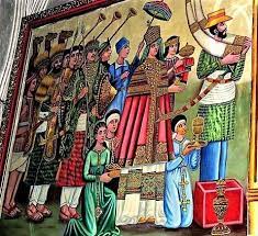 Queen Makeda Travels To See The Wisdom Of King Solomon Athiopien