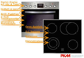 Dieser zuverlässige backofen von kkt kolbe verfügt über tolle. Backofen Und Kochfeld Set8005 77rl Rakuten