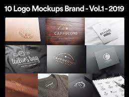 Download 10 Logo Mockups Brand Vol 1 2019 Psd By Asylab On Dribbble