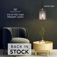 The Eye Of The Tiger Pendant Lights Are Mesmerizing Is All Their Aspects They Come In Gold Grey And B Home Decor Online Shopping Home Decor Online Home Decor