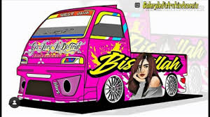 Car cartoon png images pngegg. Dj Demi Koe Versi Modifikasi Pick Up L 300 Keren 2019 Youtube