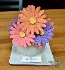 Just grab your one piece of paper, some scissors and some glue and you're ready to make awesome flower cards. Pop Up Flower Pot Card Buckeye Inklingsbuckeye Inklings