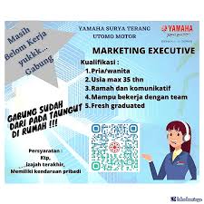 Aktiendepot in nur 5 minuten eröffnen und dauerhaft ohne kontoführungsgebühren handeln. Lowongan Kerja Marketing Executive Yamaha Surya Terang Utomo Motor