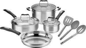 Cuisinart classic stainless is an investment that will prove its worth every time you use it. Cuisinart 10 Piece Cookware Set Stainless Steel P87 10 Best Buy