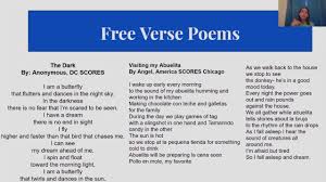 Maybe you would like to learn more about one of these? Free Verse Poetry Youtube