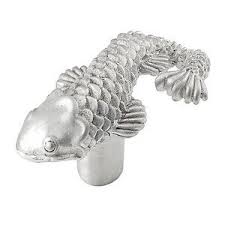 Shop now for great deals! Pollino Fish Knob In Satin Nickel Vicenza Hardware K1058 Sn