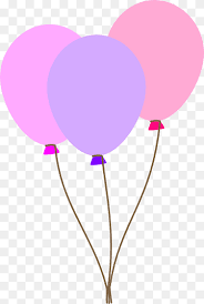 Pink and purple balloons clipart. Purple Balloons Cliparts Png Images Pngwing
