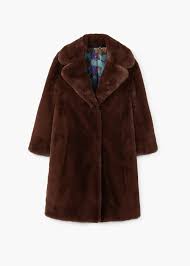 Mode En Ligne Mango Faux Fur Coat Fur Coat Fashion Faux Fur Lined Coat