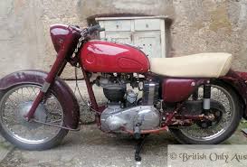Image result for Red 1958 Motorcycle