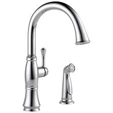 Single handle (220) double handle (166) new arrival. Single Handle Kitchen Faucet With Spray 4297 Dst Delta Faucet