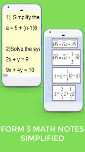 Click the open here icon below to open the document. Form 3 Math Notes With Picture Explanations Pour Android Telechargez L Apk
