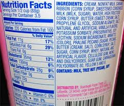 Baskin Robbins Sugar Free Ice Cream Nutrition