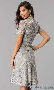 A Line High Neck Lace Wedding Guest Dress By Onyx Guest Dresses Wedding Guest Dress Lace Wedding Guest Dress