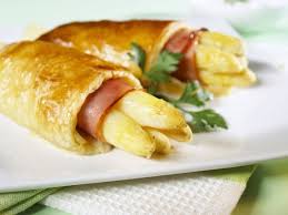Spargel Mit Schinken Im Blatterteig Rezept Spargel Mit Schinken Spargel Im Blatterteig Spargel