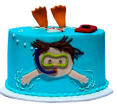 The world's biggest and most popular sugarcraft, cake. Swimming Pool Cake