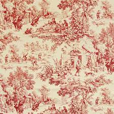 A beautiful style for both curtains and blinds. Toile De Jouy Rust Red Toile De Jouyfavorable Buying At Our Shop