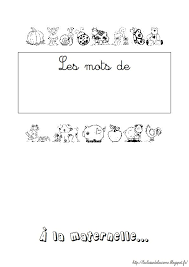 La Maternelle De Laurene Langage A La Maternelle Le Cahier De Vocabulaire La Maternelle De Laurene Vocabulaire Maternelle