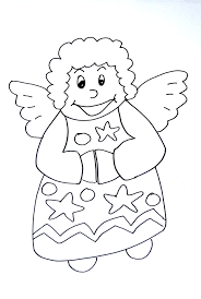 And there's more than cute candy canes and winter animals! Angel Of Christmas Christmas Coloring Pages For Kids To Print Color