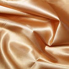 Silk satin fabric is made of 100 percent polyester satin charmeuse and can be machine washe… Satin Lining Fabric Gold