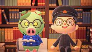 Gathering can be a tough workout. This Feels So Wrong Cobb Changed His Glasses Animalcrossing