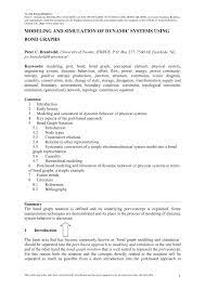 Pdf Modeling And Simulation Of Dynamic Systems Using Bond Graphs