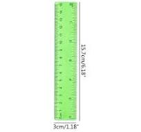 Larkpad Soft Plastic Combo Rulers 8-Inch(20 Cm), 180 Degree Protractor, 2  Triangle And 1 Wave, 5 In 1 Pack Flexible Rulers, Inches And Metric, For ...