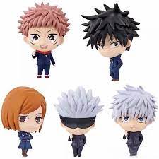 Gojo satoru・manga icons pls like if you save you can check more gojo icons here! Jujutsu Kaisen Anime Figur Itadori Yuji Fushiguro Megumi Kugisaki Nobara Gojo Satoru Chibi Figur Spielzeug 5 Teile Los Action Figures Aliexpress