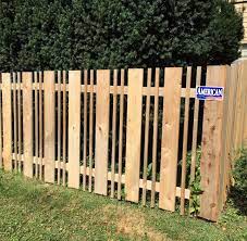 6 Wood Picket Fence With Small Gap Wood Fence Design Wood Picket Fence Privacy Fence Designs