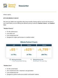 Usd 0.03 per th/s per day. Genesis Mining Bitcoin Mining Is Back Milled